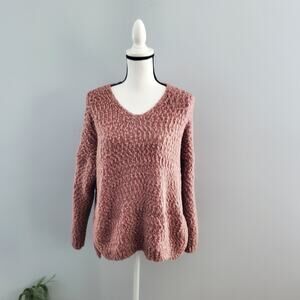 Dreamers Cozy Oversize Pink Sweater M/L